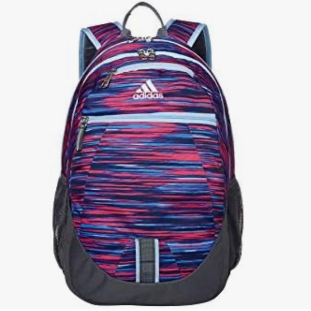 Adidas Foundation Shock Pink Sunset/Glow Blue/Onix Backpack 🎒